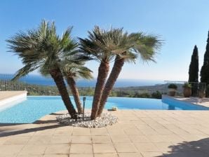 Villa H045 avec piscine à débordement et vue sur la mer - La Croix Valmer - image1