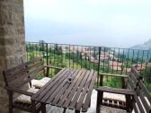 Terrace with a view of the mountains