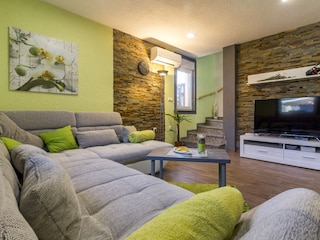 Wochnzimmer mit gemütlichen Sofas