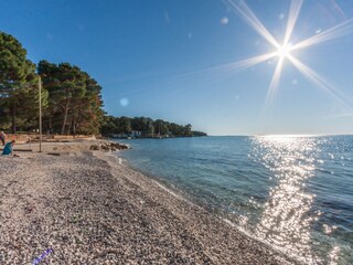 Strandimpression von Porec - Istrien