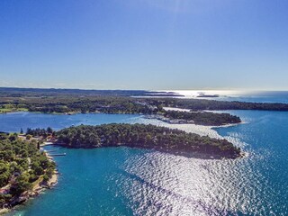 Strandbereiche von Plava und Zelena Laguna in Porec