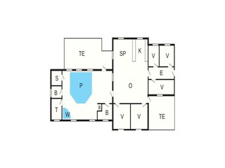 Casa per le vacanze Harboøre Pianta del piano 37