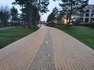 Die lange Kurpromenade