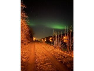 Polarlichter am Nord-Ostsee-Kanal