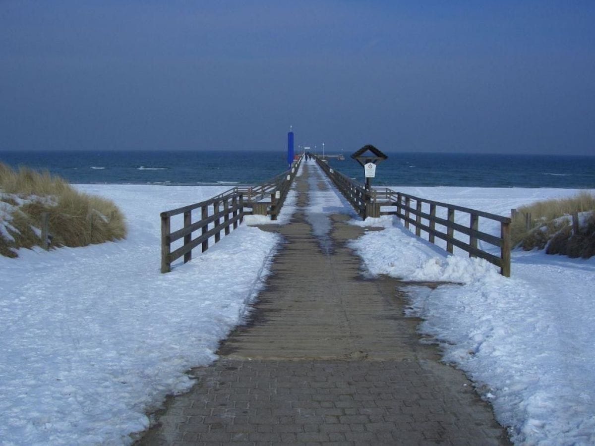 Winter an der Seebrücke