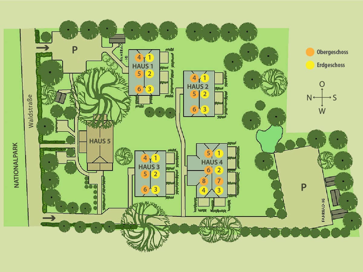 Lageplan Eichenpark