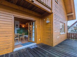 Holzhaus Oberbrändi Balkon