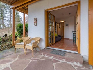 Holzhaus Oberbrändi Terrasse