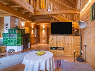 Holzhaus Oberbrändi Wohnbereich