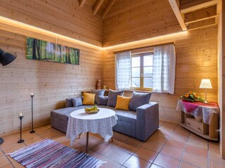 Holzhaus Oberbrändi Sofaecke