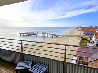 Südbalkon mit Meerblick