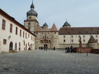 Ein Vorhof der Festung Marienberg