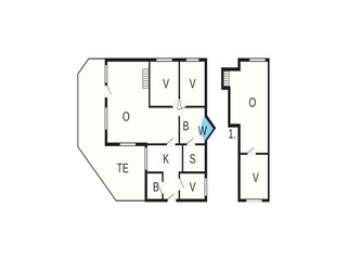 Maison de vacances Houstrup Plan d'étage 21