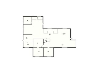 Casa per le vacanze Marielyst Pianta del piano 44