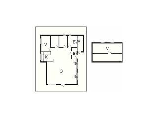 Vakantiehuis Korshamn Grondplan 8