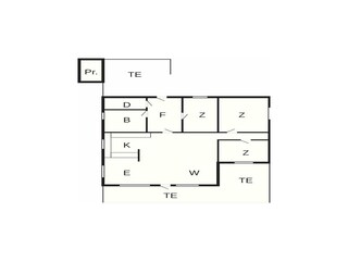 Holiday house Nørre Nebel Floor Plan 3