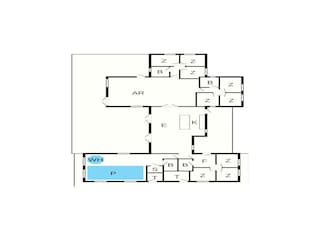 Vakantiehuis Blåvand Grondplan 42