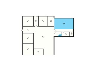 Vakantiehuis Ebeltoft Grondplan 36