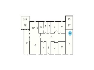Vakantiehuis Harboøre Grondplan 9