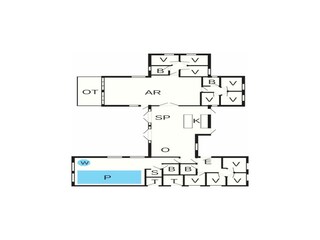 Maison de vacances Frørup Plan d'étage 40