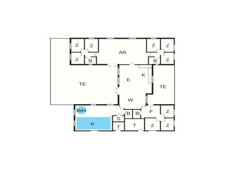 Casa de vacaciones Råbylille Strand Plano de planta 3