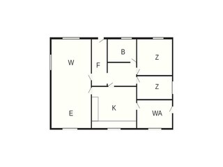 Casa de vacaciones Ærøskøbing Plano de planta 2