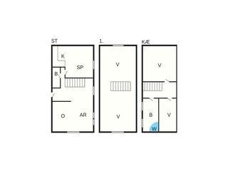 Casa de vacaciones Skagen Plano de planta 34