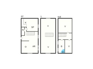 Vakantiehuis Skagen Grondplan 5