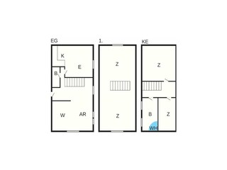 Vakantiehuis Skagen Grondplan 6