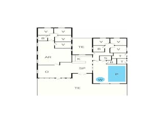 Holiday house Aalbæk Floor Plan 48