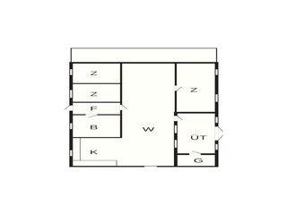 Vakantiehuis Silkeborg Grondplan 4