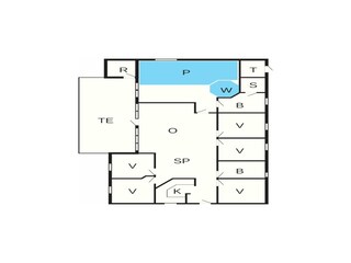 Casa de vacaciones Købingsmark Plano de planta 8