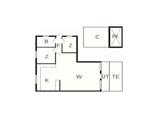 Ferienhaus Jegum Grundriss 2