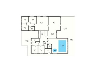 Casa de vacaciones Brenderup Plano de planta 10
