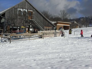 Skilift in Althütte neben dem Gasthaus "Bergstadl"