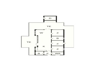 Vakantiehuis Allinge Grondplan 54