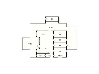 Vakantiehuis Allinge Grondplan 55