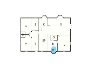 Casa de vacaciones Læsø Plano de planta 3