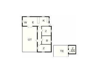 Ferienhaus Udsholt Strand Grundriss 25