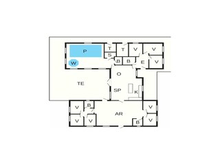 Casa de vacaciones Liseleje Plano de planta 2