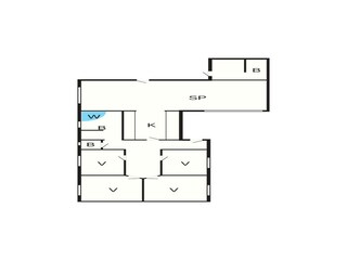 Casa per le vacanze Marielyst Pianta del piano 43