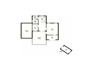 Vakantiehuis Juelsminde Grondplan 22