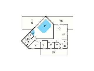 Maison de vacances Søndervig Plan d'étage 41