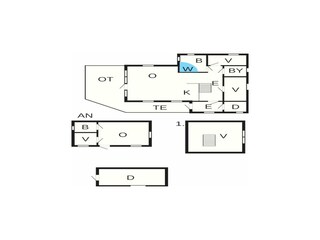 Vakantiehuis Rennebu Grondplan 57
