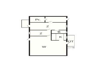 Vakantiehuis Tösse Grondplan 41