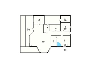 Ferienhaus Hals Grundriss 8