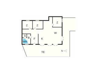 Ferienhaus Bratten Strand Grundriss 22