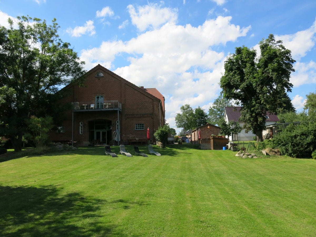 Frisch gemähter Garten