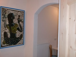 Batikbild im Flur