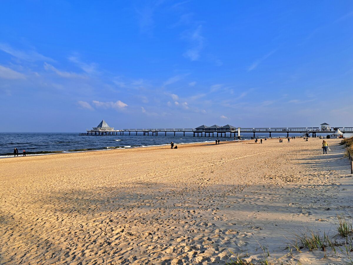 Strand - Blick Richtung Seebrücke Heringsdorf